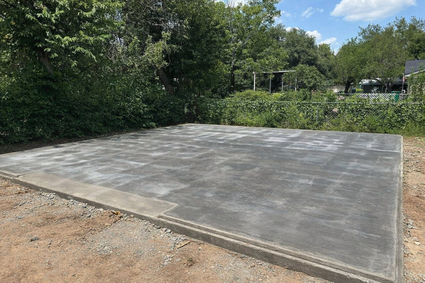 Slab foundation building in Woodward, OK